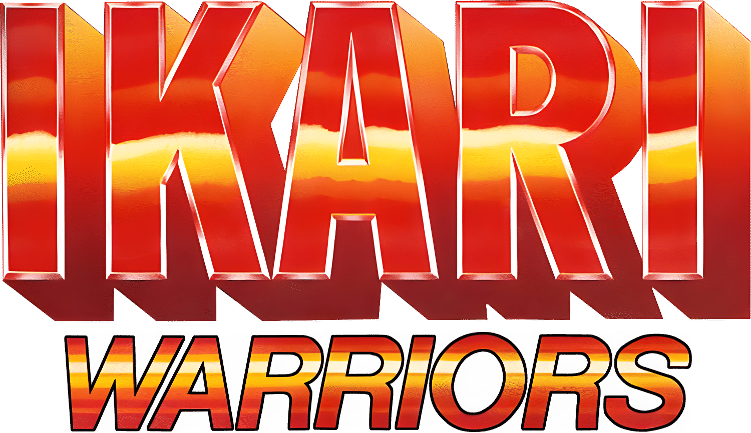 Ikari Warriors logo for Commodore 64